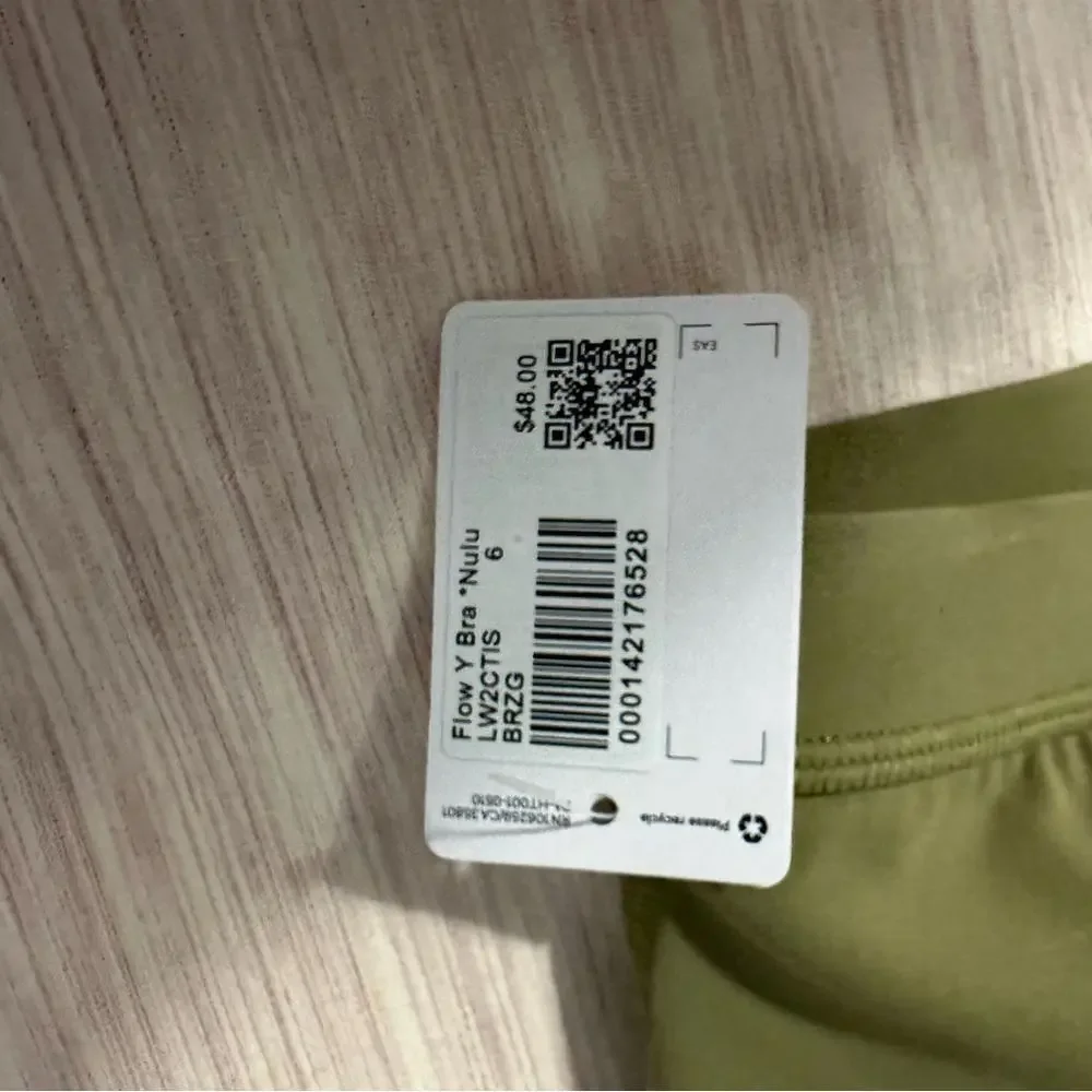 Lululemon Athletica Flow Y Bra Nulu
